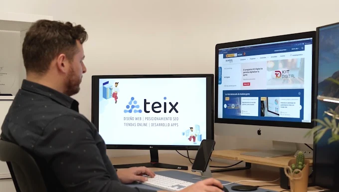 Equipo de Teix trabajando en la oficina de Palma