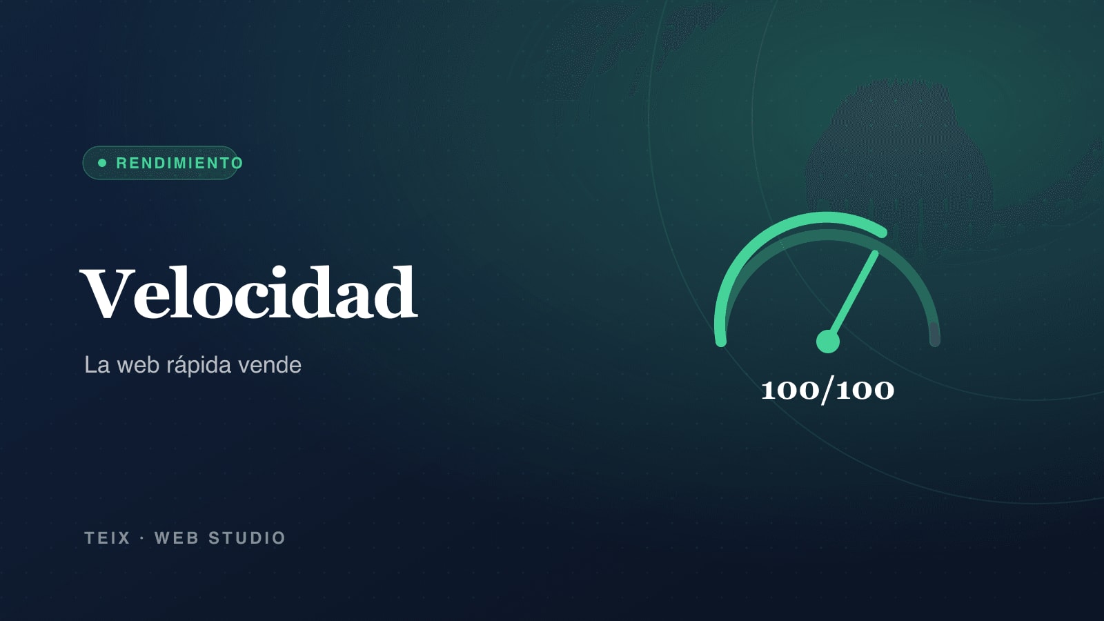 Portada del artículo: velocidad web