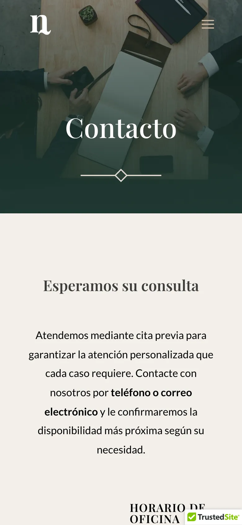 Contact on mobile