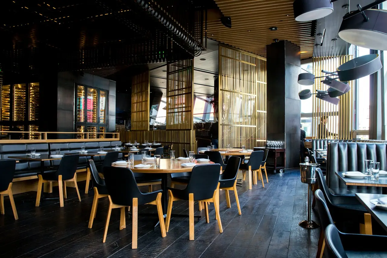 Restaurant interior in Mallorca