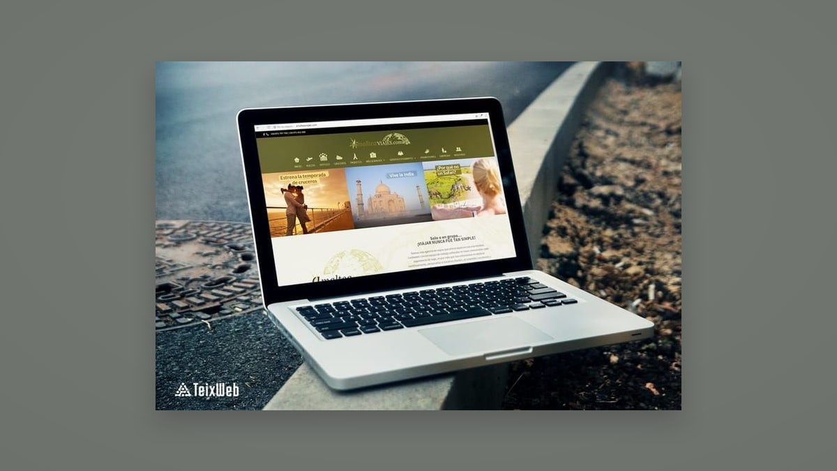 Amaltea viajes — Diseño web