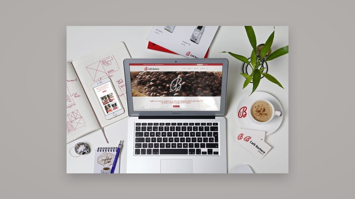 Cafe Barbera — Diseño web