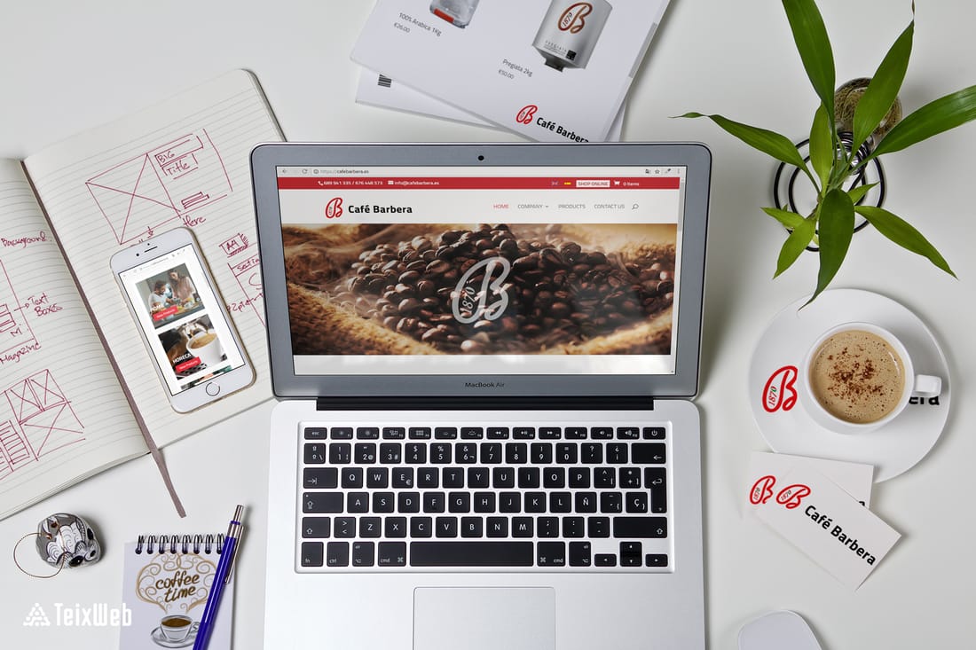 Cafe Barbera — Diseño web (2)
