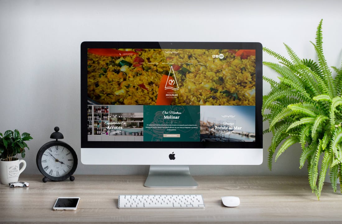 Club marítimo molinar — Webdesign (2)
