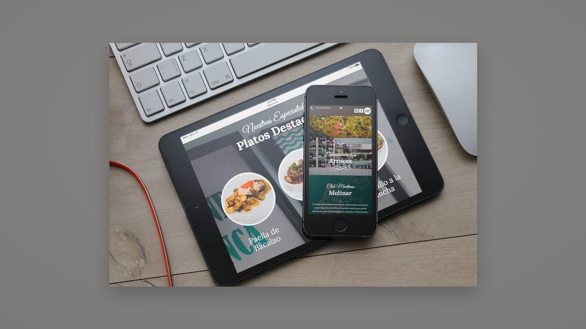Club marítimo molinar — Diseño web
