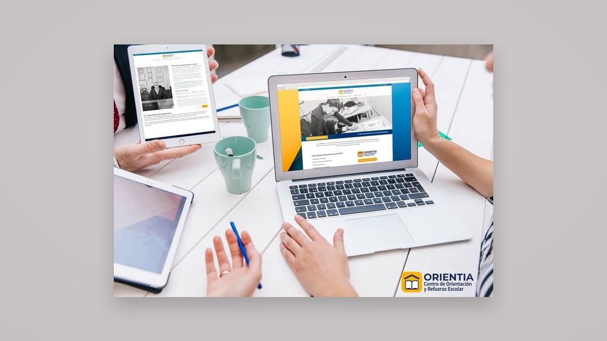 ORIENTIA   Centro de Orientación y Refuerzo Escolar — Diseño web