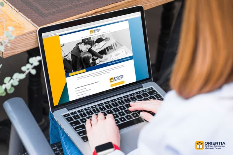 ORIENTIA   Centro de Orientación y Refuerzo Escolar — Diseño web (2)