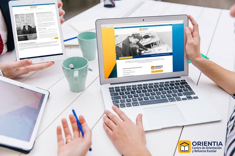 ORIENTIA   Centro de Orientación y Refuerzo Escolar — Diseño web (3)
