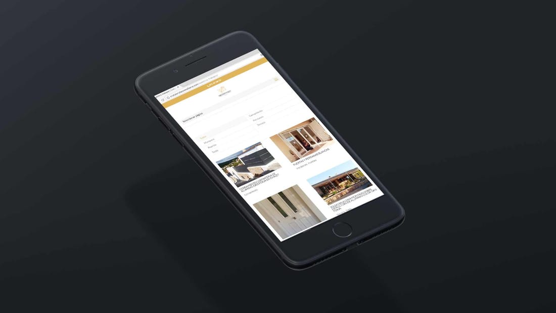 Cristalería León — Diseño web (3)