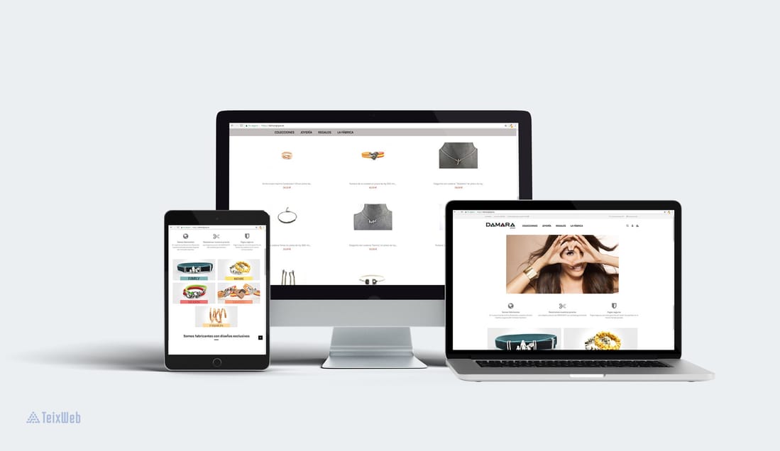 Damara Joyas — Diseño web (2)