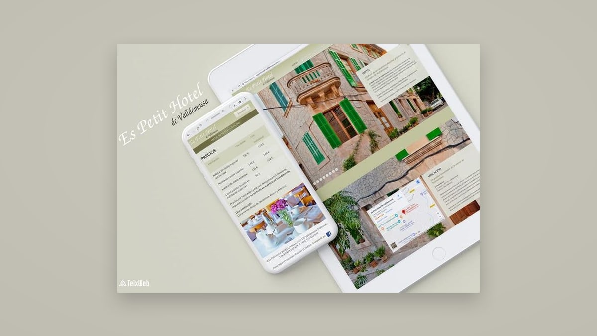 Es Petit Hotel Valldemossa — Diseño web