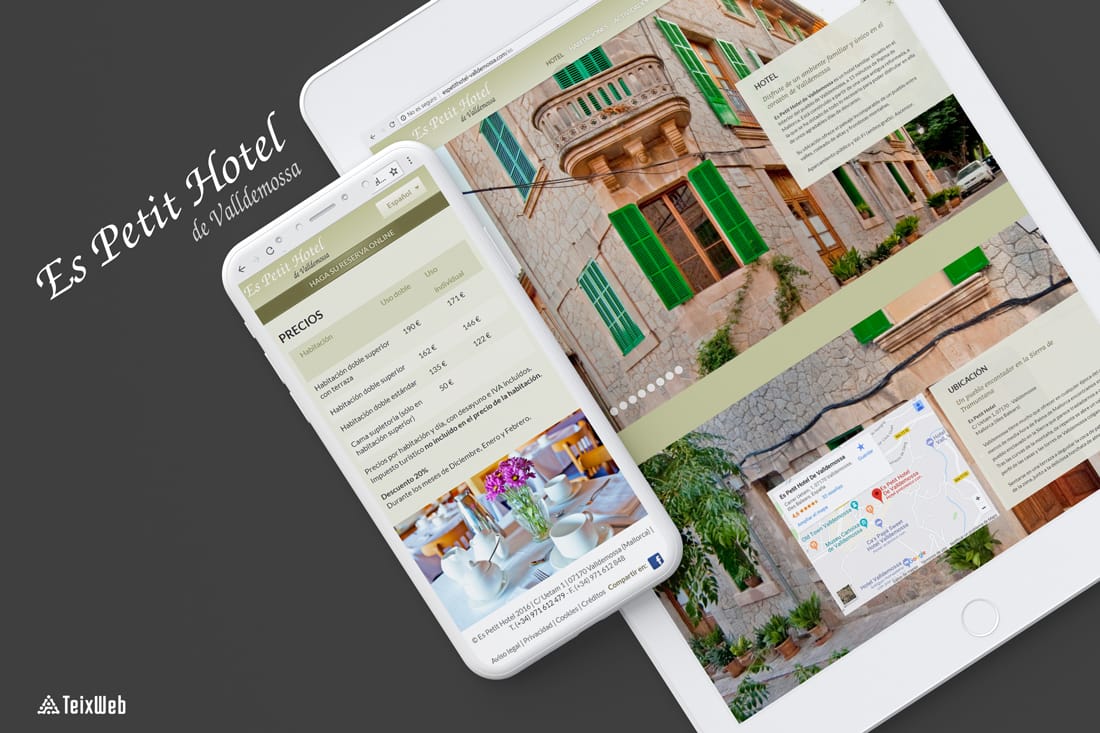 Es Petit Hotel Valldemossa — Diseño web (2)