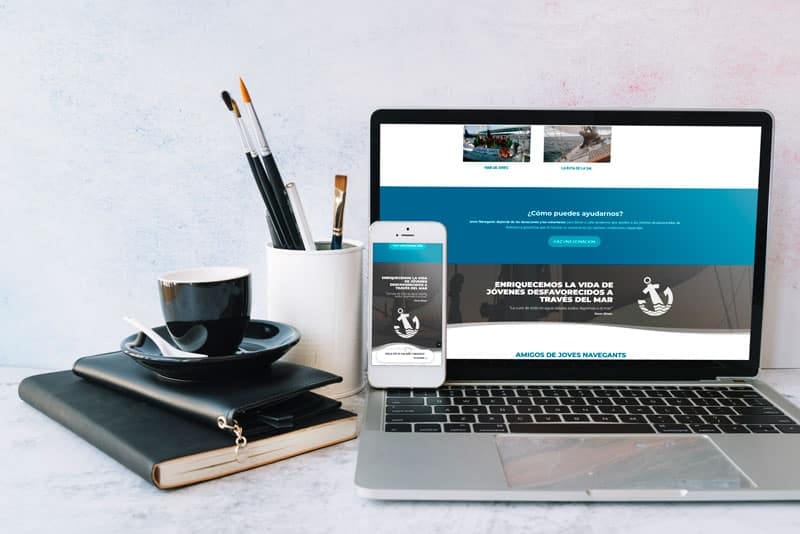 Jovenes Navegants — Diseño web (2)
