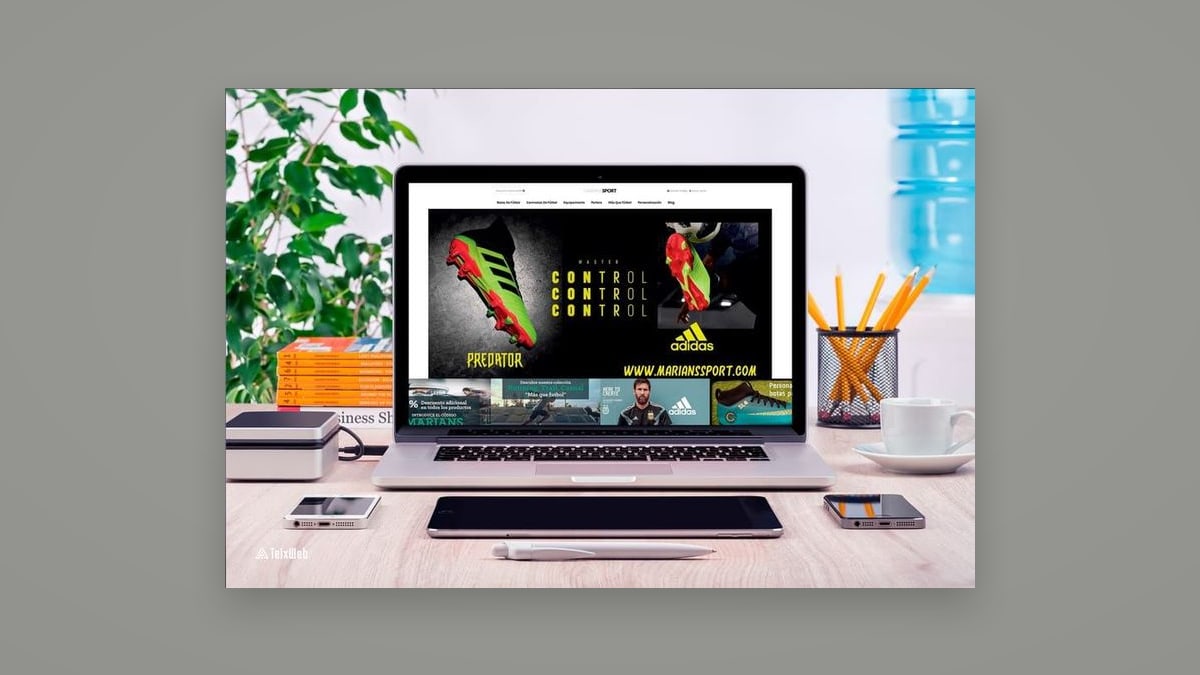 Marianssport — Diseño web