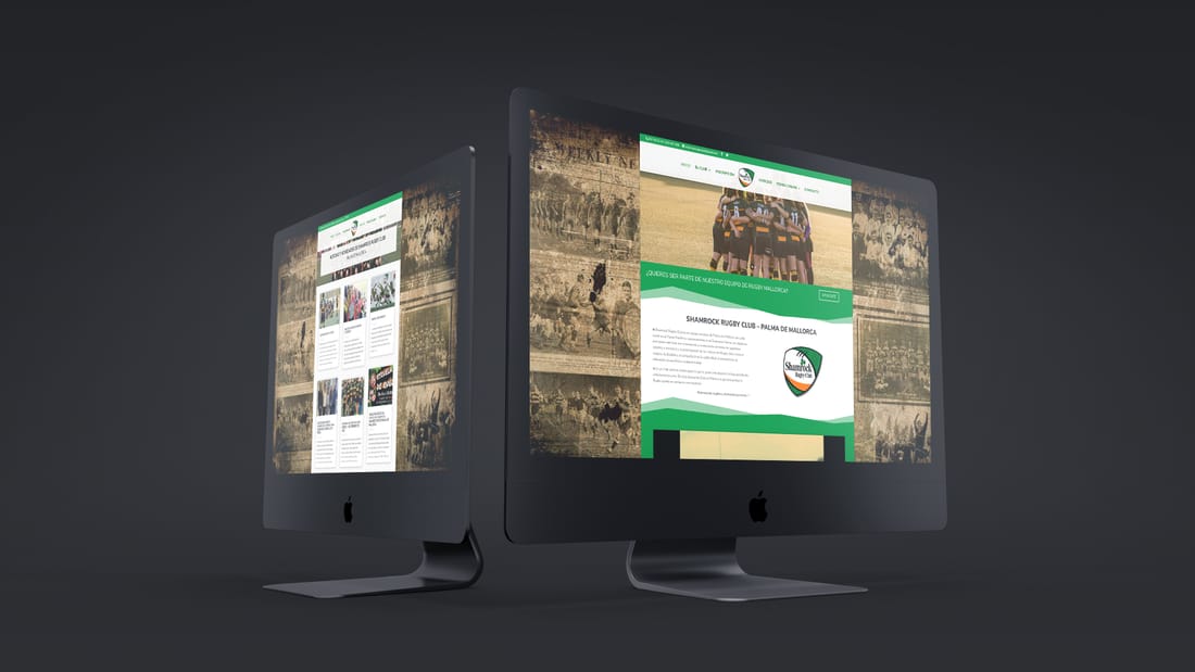 Shamrock Rugby Club — Diseño web (2)