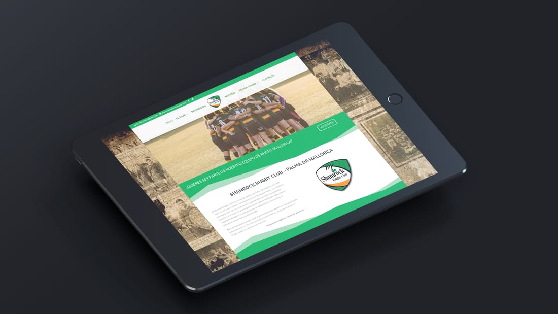 Shamrock Rugby Club — Diseño web (4)
