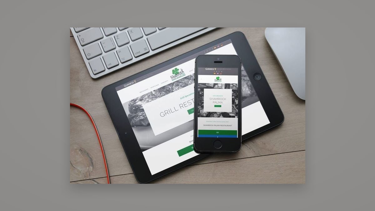 Shamrock Palma — Diseño web