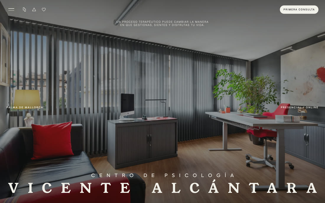 Centro de Psicología Vicente Alcántara — Diseño web (1)